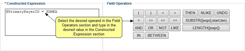 User Defined Edit Maintenance